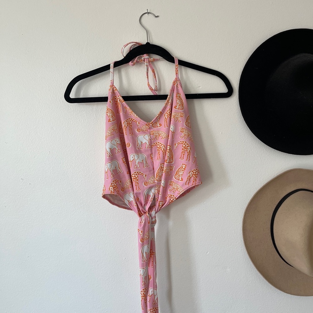 Kortni Jeane Tied Up Swim Top